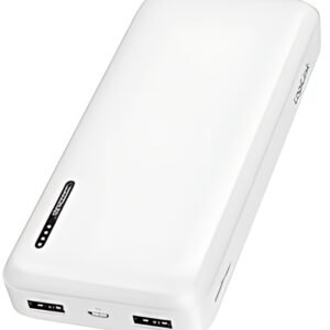 LogiLink Powerbank 20.000 mAh, 2x USB-A, 1x USB-C, weiß