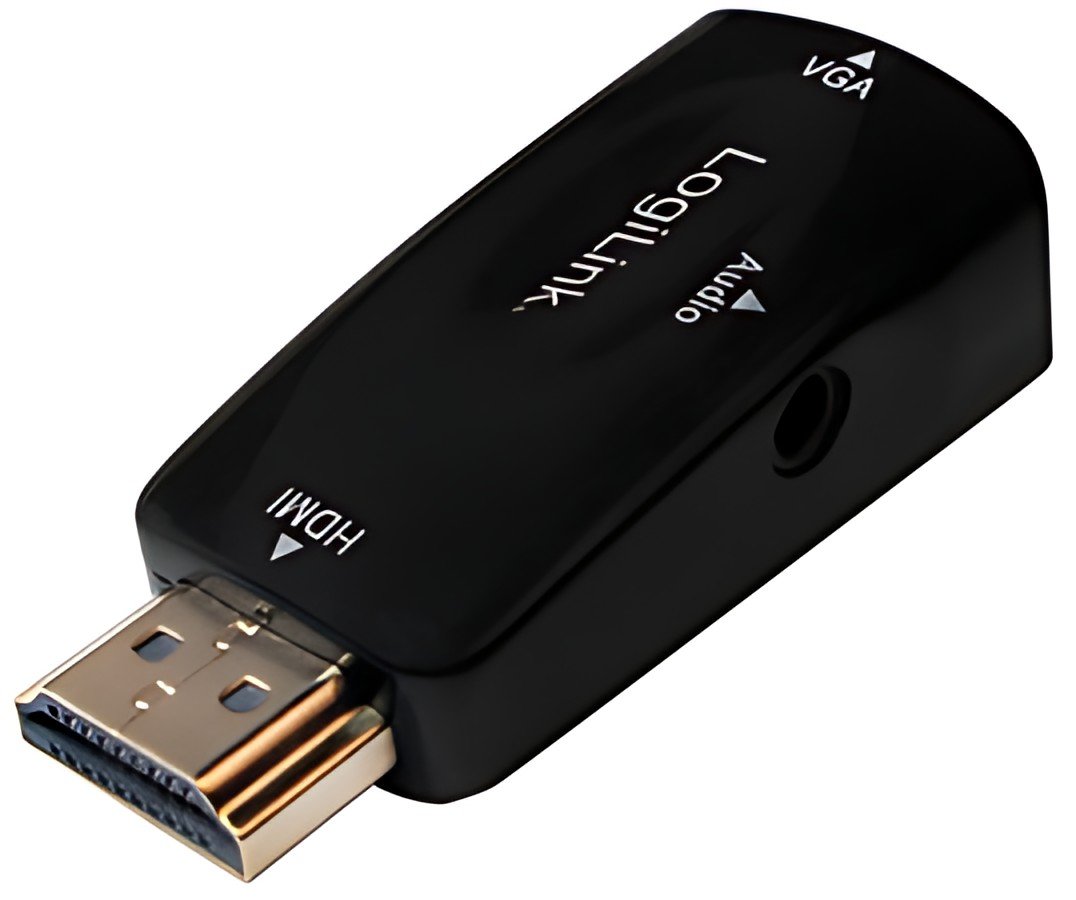 Adaptateur graphique LogiLink HDMI - VGA, noir