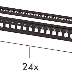 LogiLink Panneau de brassage fibres optiques 19", noir