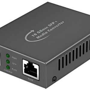 LogiLink Convertisseur média 10 Gigabit, RJ45/SFP+, noir