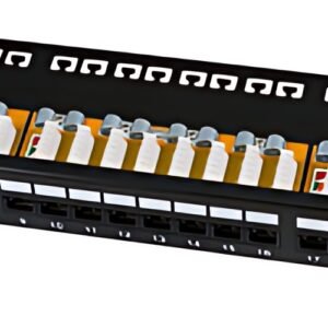 LogiLink Panneau de brassage Keystone 19" cat.6A, non blindé