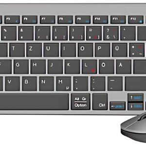 LogiLink BT poste de bureau bimode, sans fil, gris/anthracite