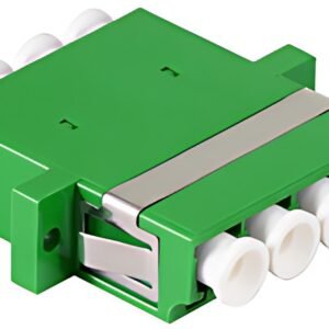 LogiLink Kit coupleur fibres optiques, LC-Duplex Quad, vert