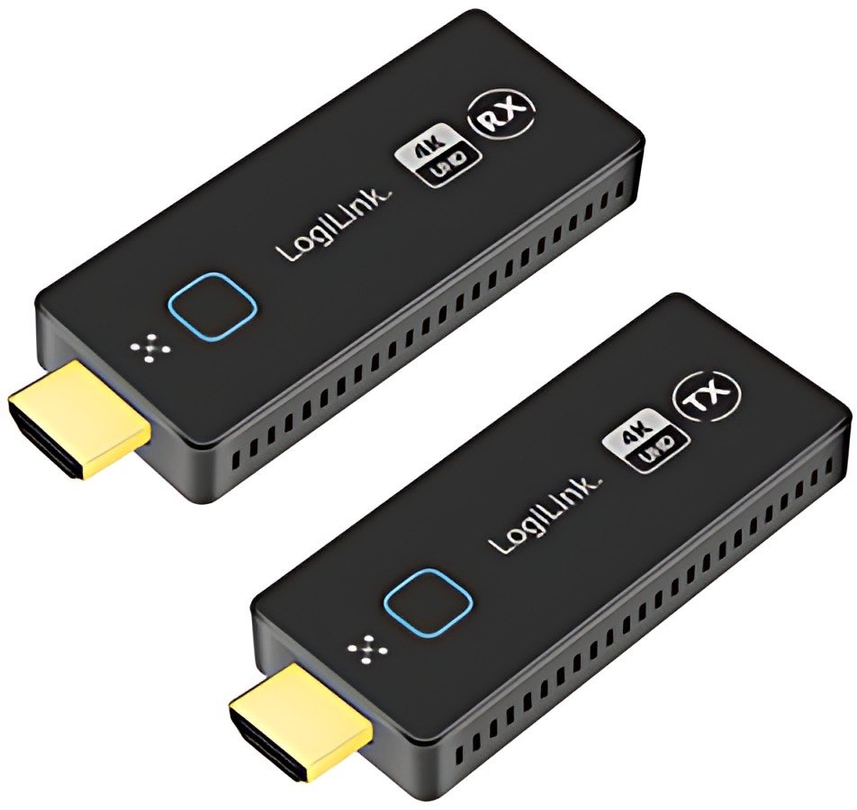 LogiLink Kit amplificateur HDMI Wireless 4K/60Hz, 50 m, noir