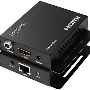 LogiLink 4K HDMI-Extender-Set über LAN, 70 m, schwarz