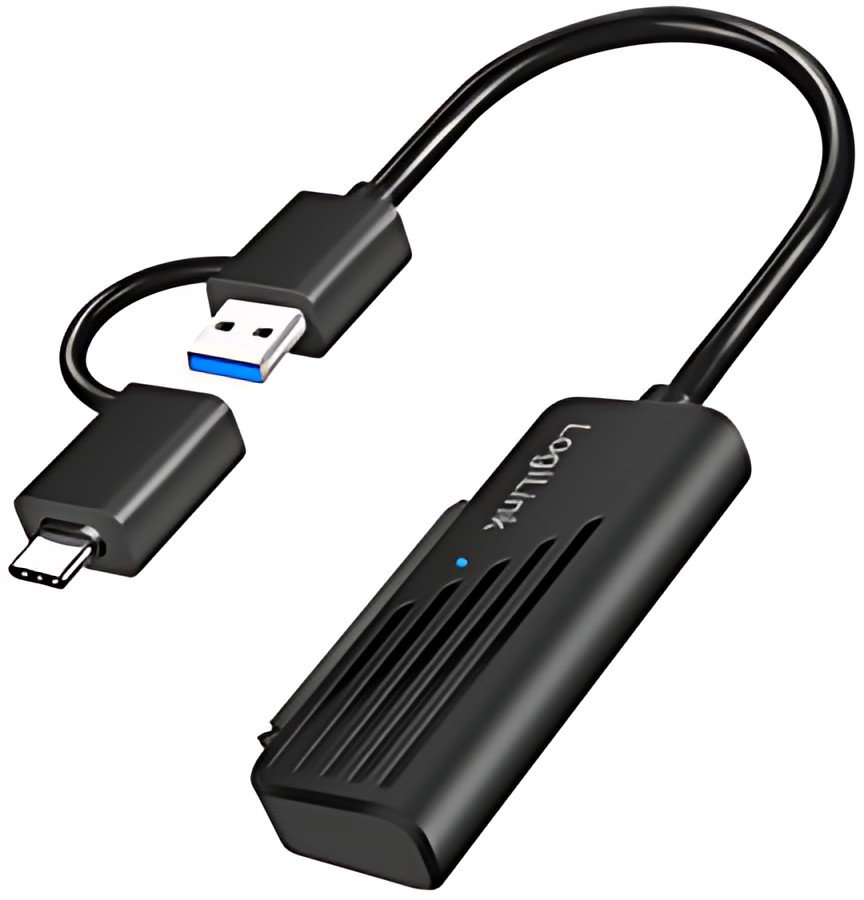 LogiLink USB 3.2 (Gen1) - Adaptateur SATA, USB-A/USB-C - SATA