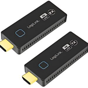 LogiLink Kit amplificateur HDMI Wireless 4K/30Hz, 30 m, noir