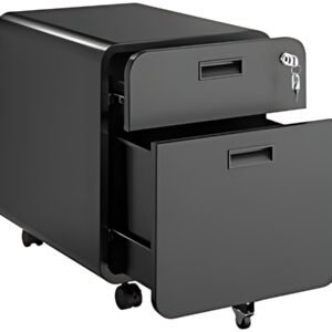 LogiLink Caisson mobile, 2 tiroirs, noir