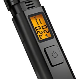 LogiLink Éthylotest, avec écran LCD, noir