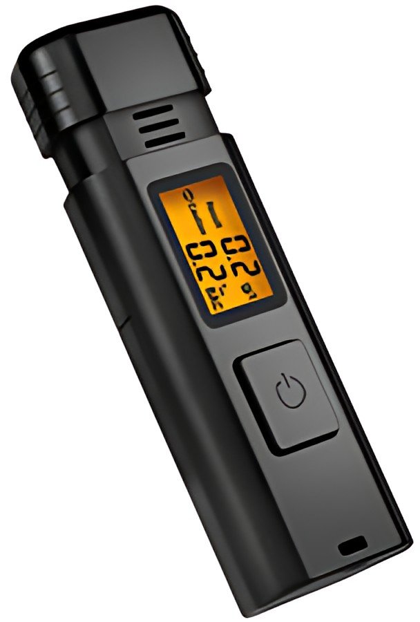 LogiLink Éthylotest, avec écran LCD, noir