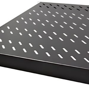 Etagère LogiLink 19", 1 U, réglable, (P)570 mm, noire