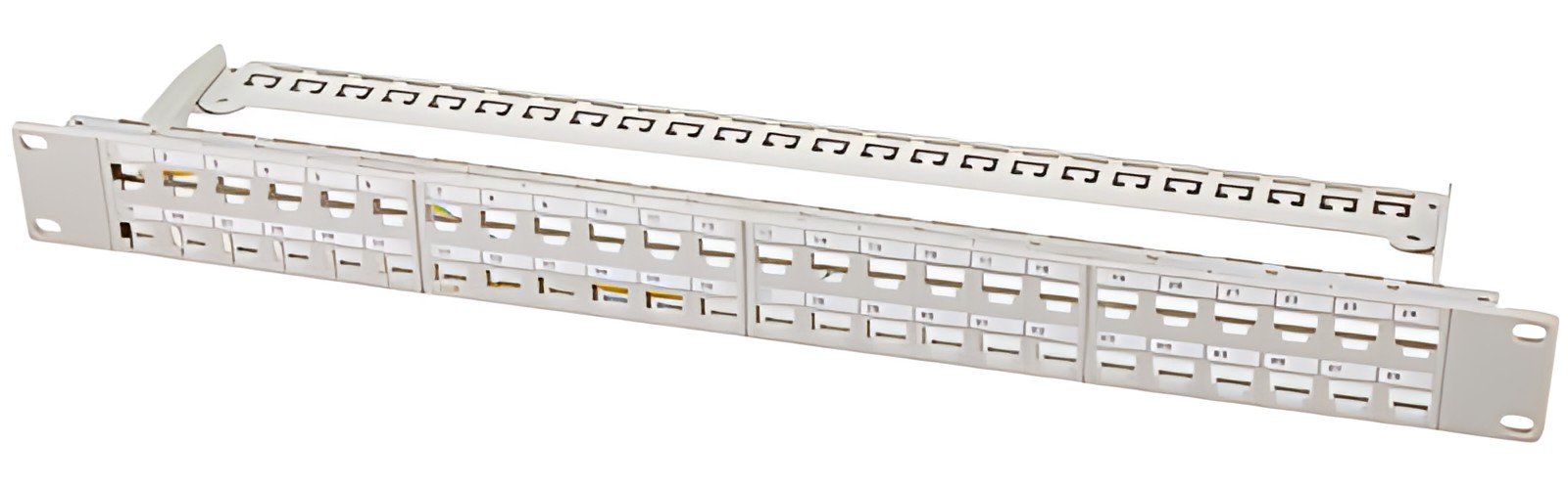 Panneau de brassage LogiLink Keystone 19", 48 ports, blindé