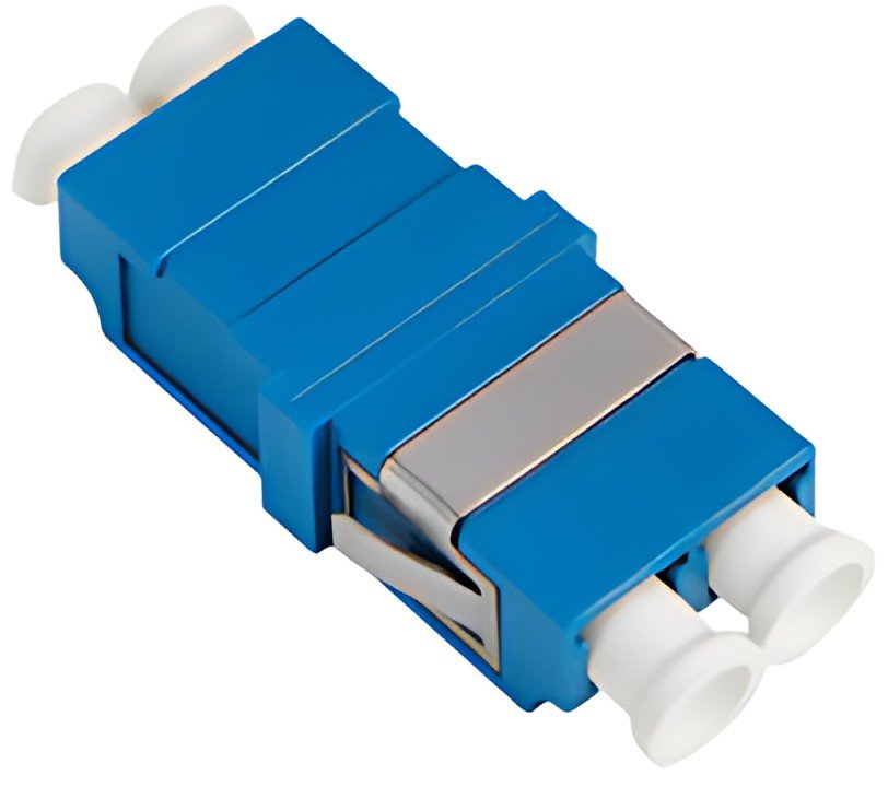 Kit de couplage fibre optique LogiLink, 2x LC Duplex, sans bride, bleu