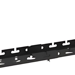 Rail de gestion des câbles sous table LogiLink, extensible