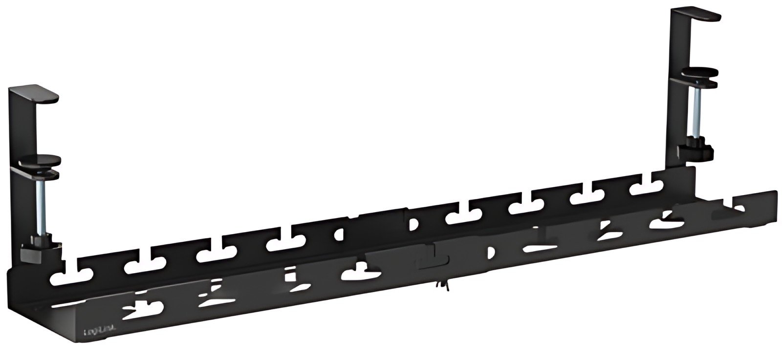 Rail de gestion des câbles sous table LogiLink, extensible