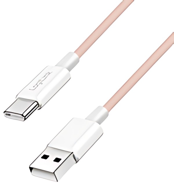 LogiLink Câble USB 2.0, USB-A - USB-C, 1,0 m, rose