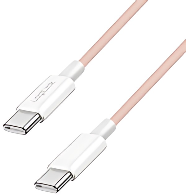 LogiLink Câble USB 2.0, USB-C - USB-C, 0,5 m, rose