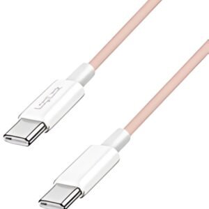 LogiLink Câble USB 2.0, USB-C - USB-C, 1,5 m, rose