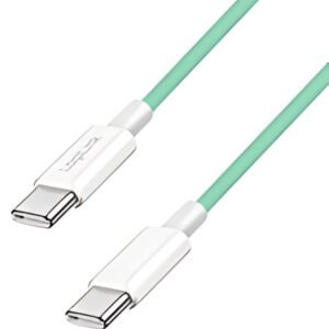 LogiLink Câble USB 2.0, USB-C - USB-C, 1,0 m, vert