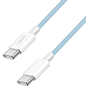 LogiLink Câble USB 2.0, USB-C - USB-C, 0,5 m, bleu