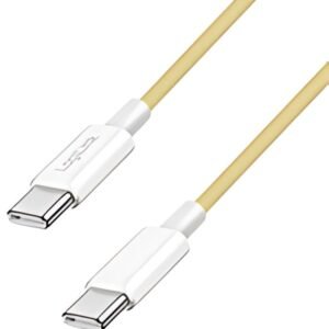 LogiLink Câble USB 2.0, USB-C - USB-C, 1,0 m, jaune