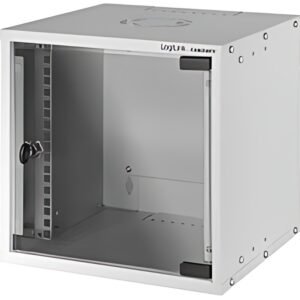 LogiLink Coffret mural 10" SoHo, monté, 4 U, gris clair