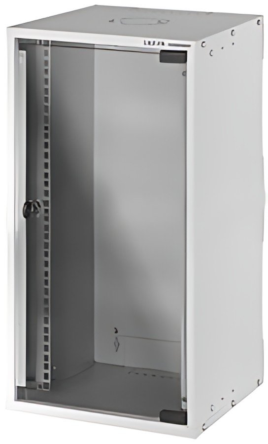 LogiLink Coffret mural 10" SoHo, monté, 9 U, gris clair