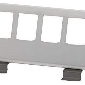 LogiLink Support de fixation pour 12 modules Keystone, inox