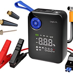 LogiLink Booster de démarrage 4-in-1, 7.200 mAh, noir