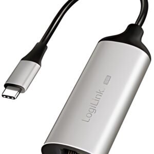 LogiLink Adaptateur Gigabit Ethernet USB 3.2, en aluminium