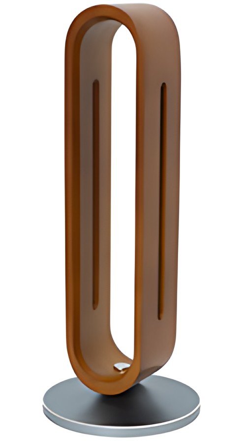 LogiLink Support pour casque audio, marron clair/argent