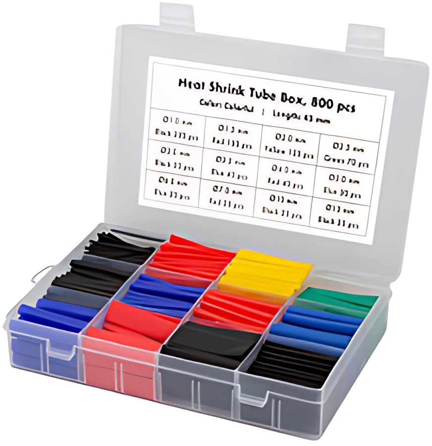 LogiLink Set de gaines thermorétractables, 800 pièces
