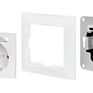 Prise encastrée LogiLink, 1x CEE 7/3, 1x USB-A, 1x USB-C