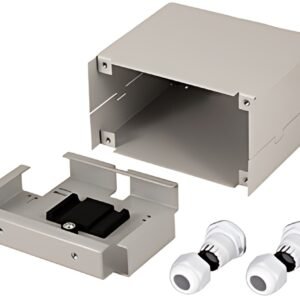 LogiLink Boîte d'épissures fibre optique pour rail DIN, gris