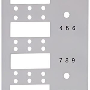LogiLink Façade pour boîte d'épissures, pour 12 ports