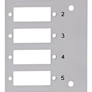 LogiLink Façade pour boîte d'épissures, pour 6 ports