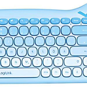 Ensemble de bureau pour enfants LogiLink KITTY, sans fil, bleu