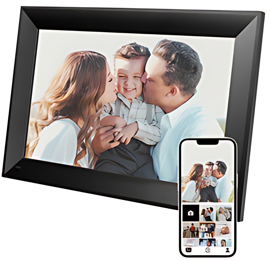 LogiLink Cadre photo numérique, 265 x 185 mm, noir