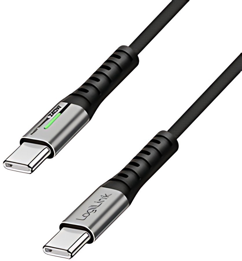 Câble LogiLink USB 3.2 avec LED, USB-C - fiche USB-C, 0,5 m