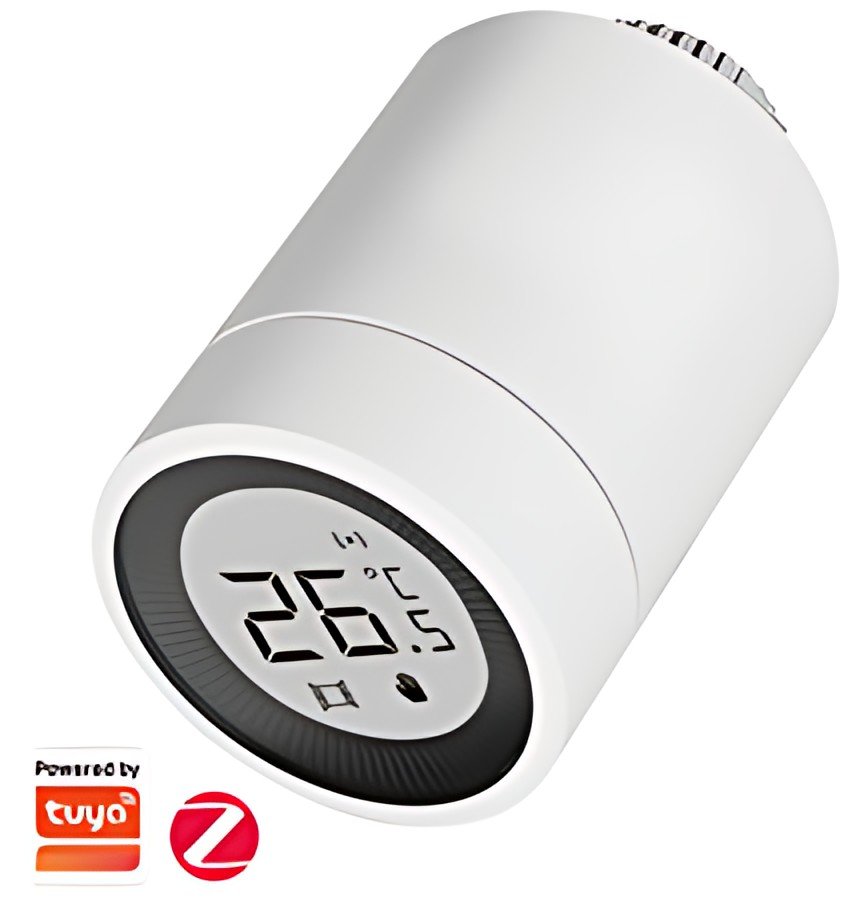 LogiLink Wi-Fi Smart Zigbee Thermostat-Heizkörperventil,weiß