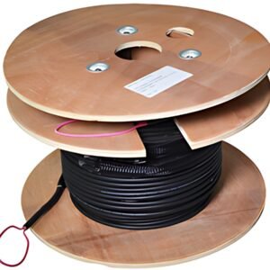LogiLink Câble fibre optique U-DQ(ZN)BH, OM4, 100 m, noir