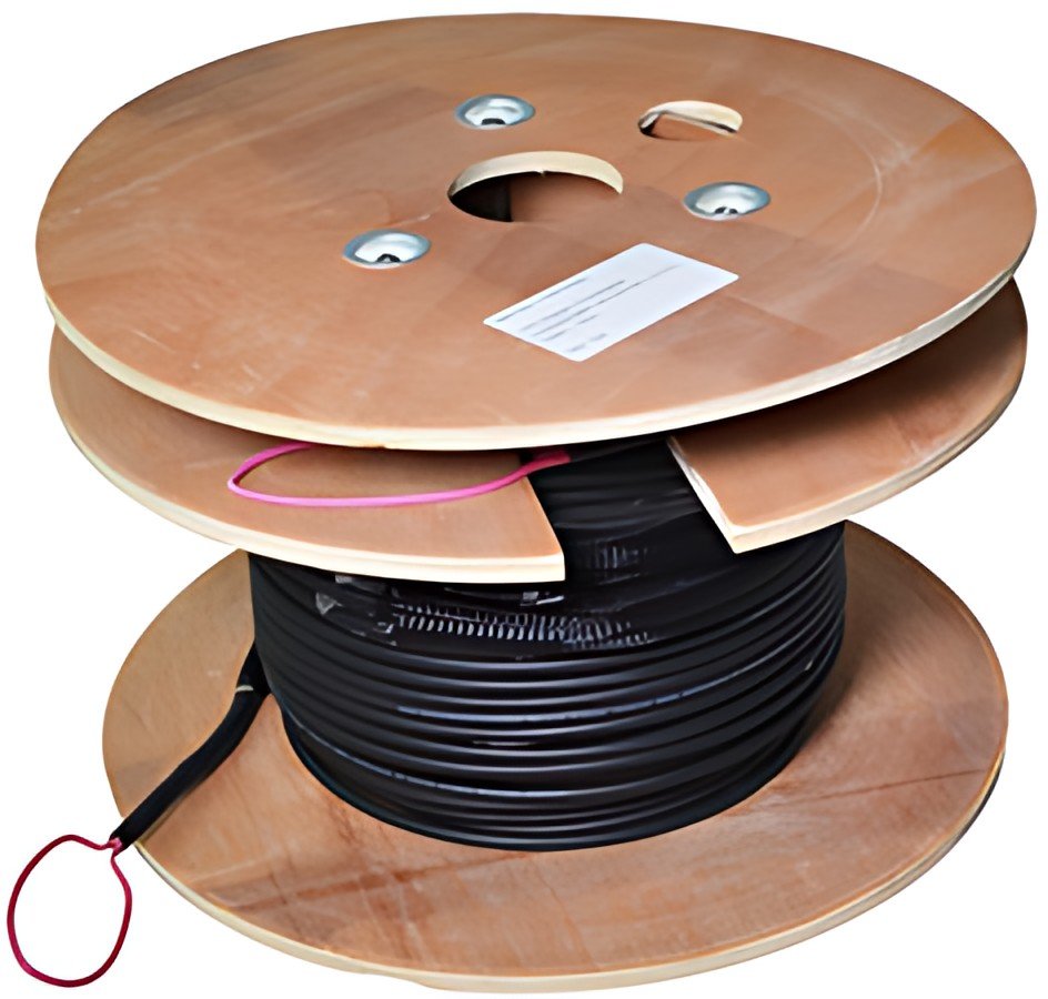LogiLink Câble fibre optique U-DQ(ZN)BH, OM4, 100 m, noir