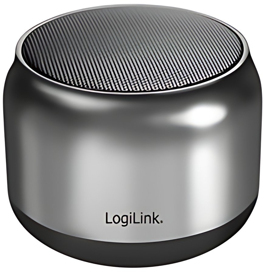 LogiLink Haut-parleur BT 5.1 TWS, gris foncé / noir