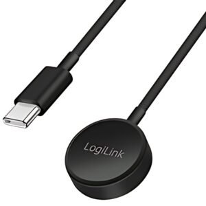 LogiLink Smartwatch-Induktions-Ladekabel für Galaxy, schwarz