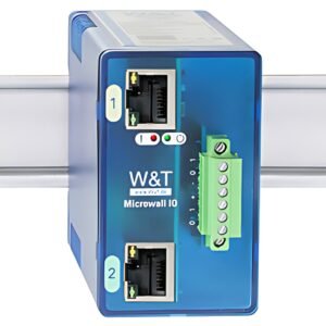 W&T Microwall IO, IP20, boîtier plastique, bleu