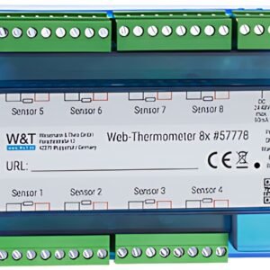 W&T Thermographe Web 8x, saisie de 8 points de température