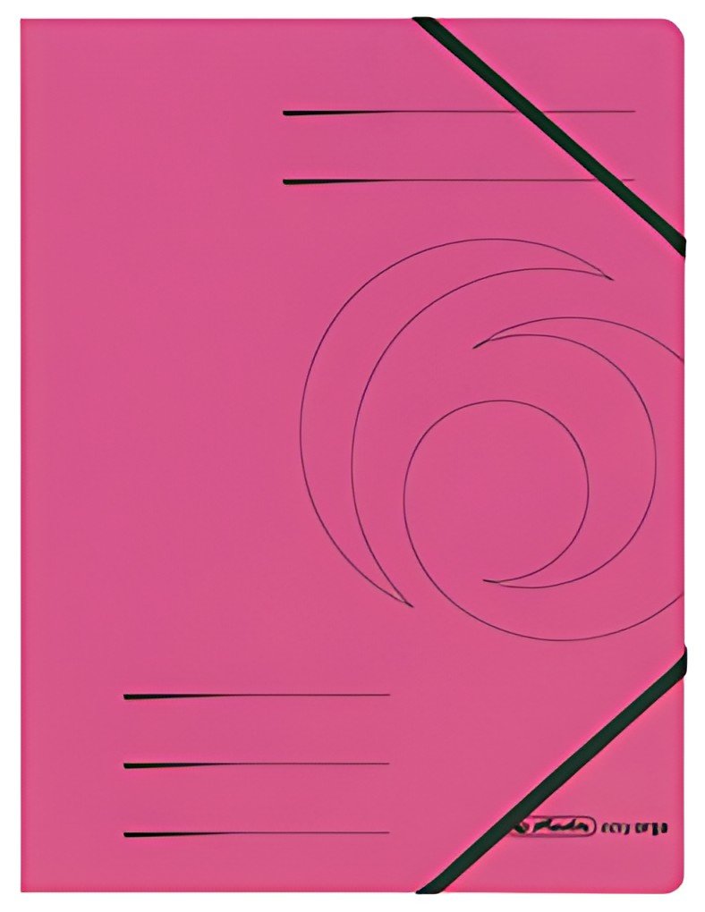 herlitz Chemise à élastiques easyorga, A4, carton