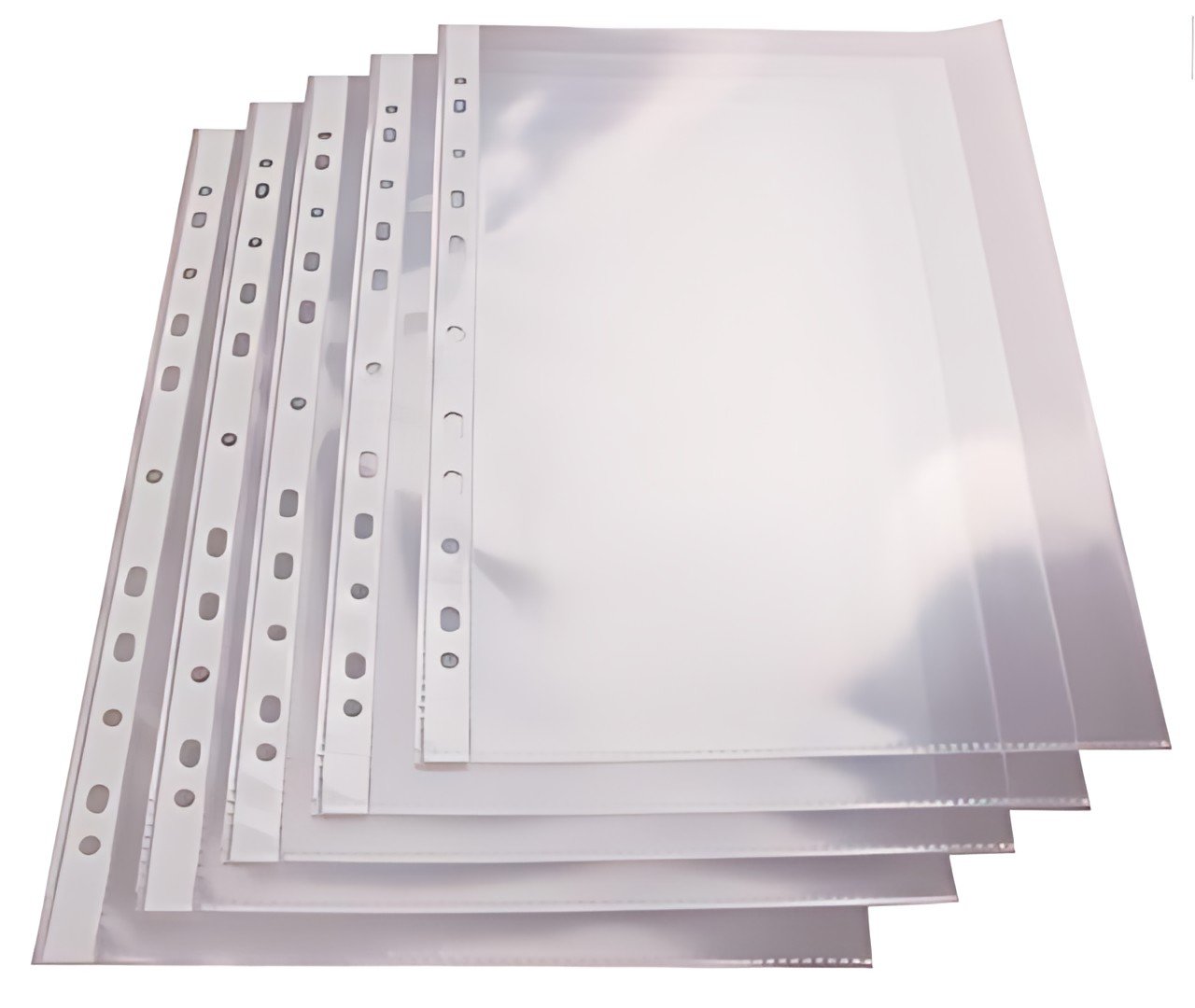 proOFFICE Pochette perforée, A4, PP, 60 microns, transparent