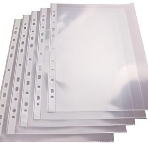 proOFFICE Pochette perforée, A4, PP, 100 microns transparent