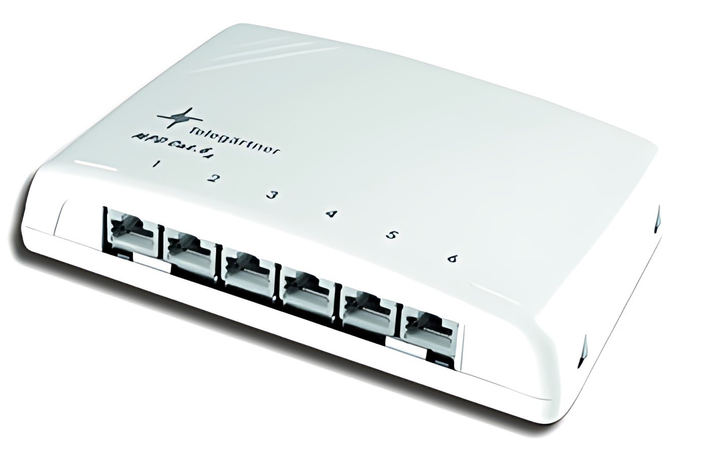 Telegärtner Répartiteur patch modulaire Cat.6A, 6 x RJ45,